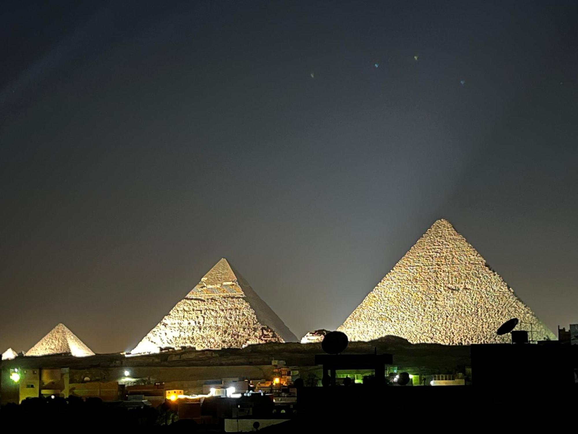 Pyramids Kefren Hotel Kafrat al Jabal Exterior foto